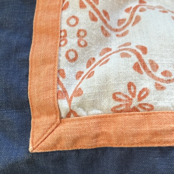 Patina Vie pillow sham. Anthropologie. Marseilles print - Picture 3 of 5